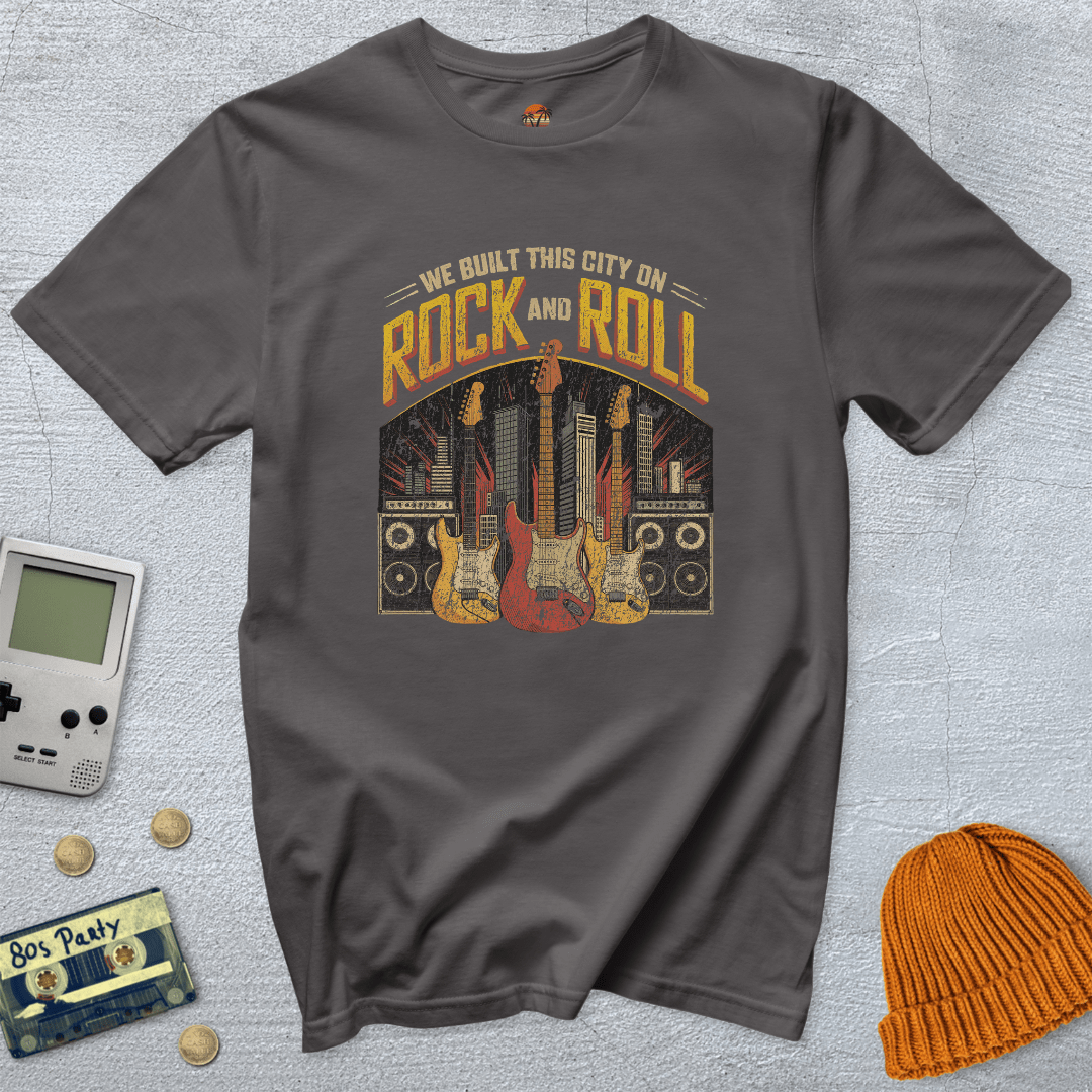 Printify T-Shirt Charcoal / S We built this city - Shirt