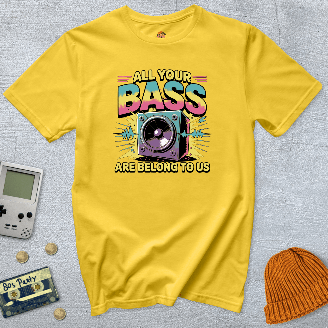 Printify T-Shirt Daisy / S All your bass - Shirt