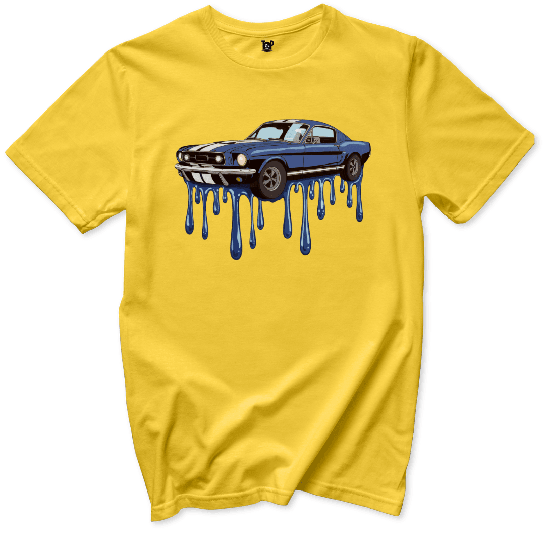 Dripping Muscle Car T-Shirt - Throwback Paradise