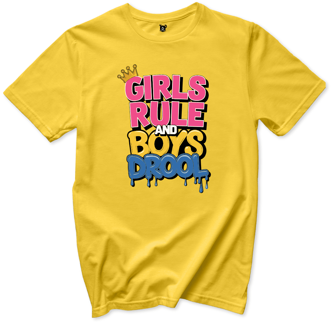 Girls Rule T-Shirt - Throwback Paradise