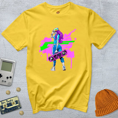 Graffiti Girl - Shirt - Throwback Paradise