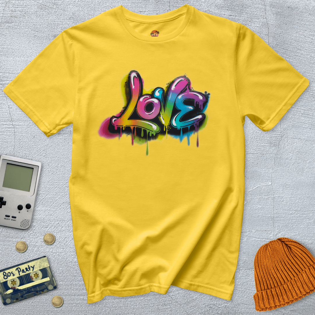 Printify T-Shirt Daisy / S Graffiti Love -  Shirt