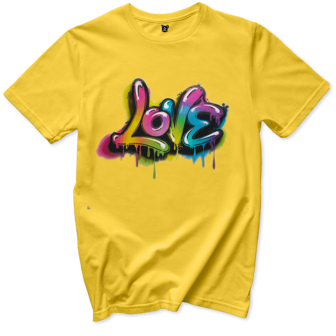 Graffiti Love T-Shirt - Throwback Paradise