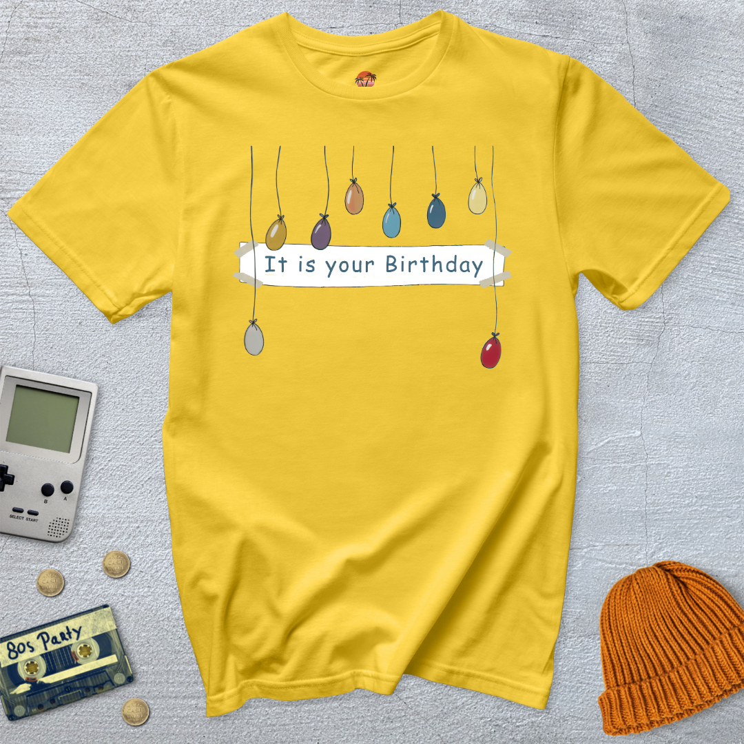 Printify T-Shirt Daisy / S It is your birthday - Shirt