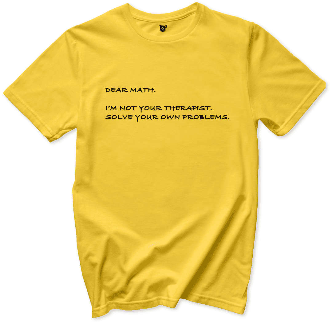 Math T-Shirt - Throwback Paradise