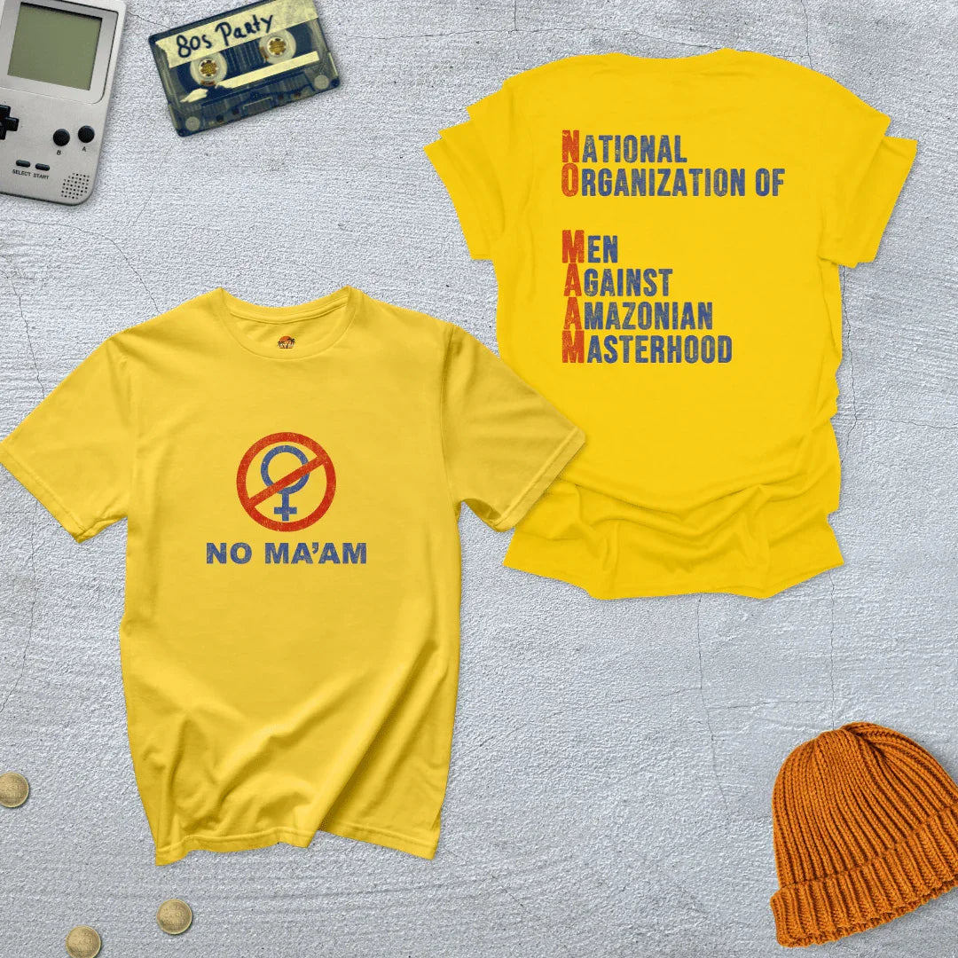 No Maam - Shirt - Throwback Paradise