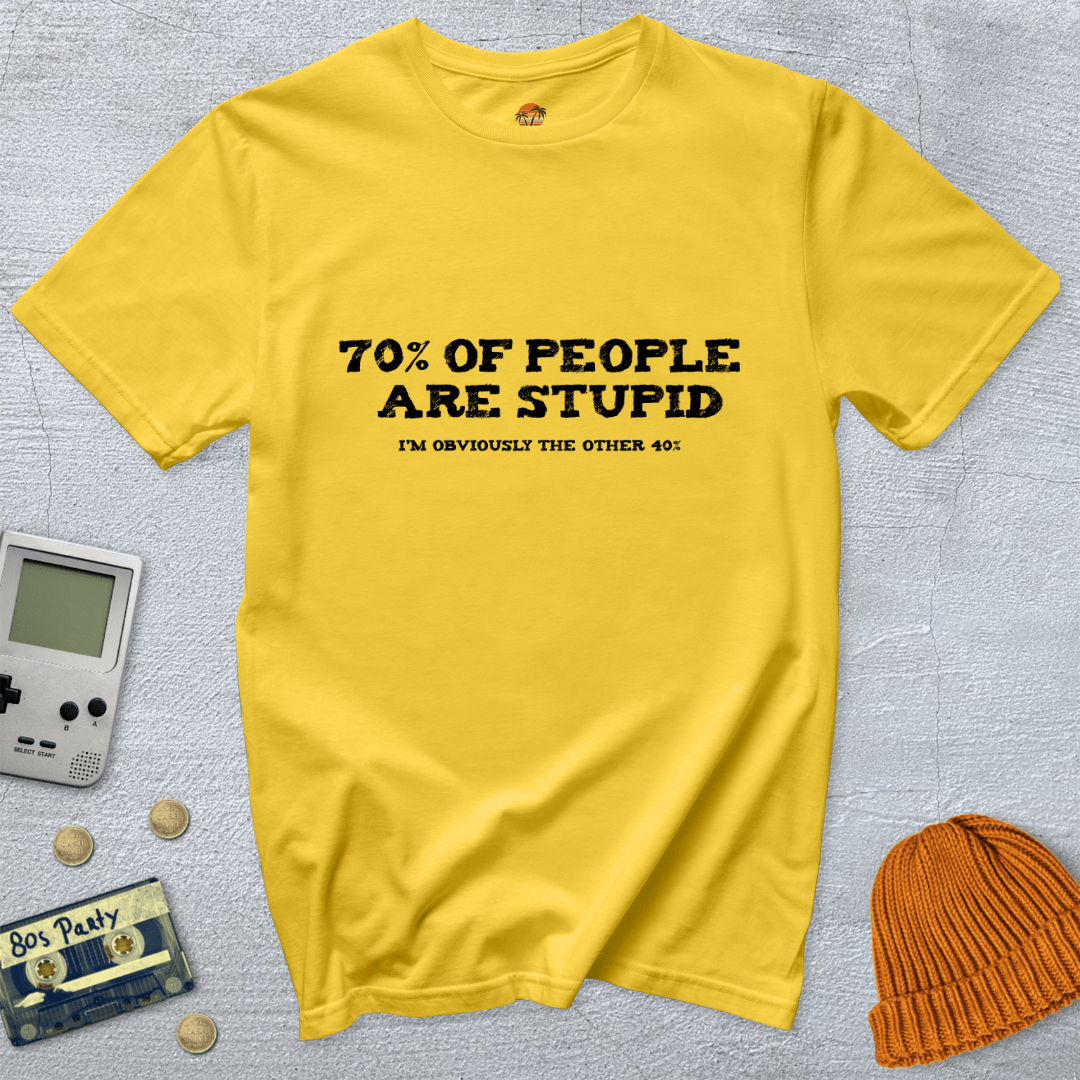 Printify T-Shirt Daisy / S People are stupid - Shirt