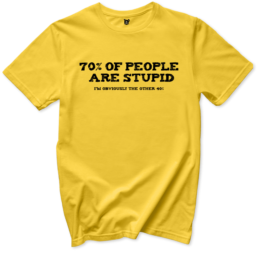 People are stupid T-Shirt - Throwback Paradise