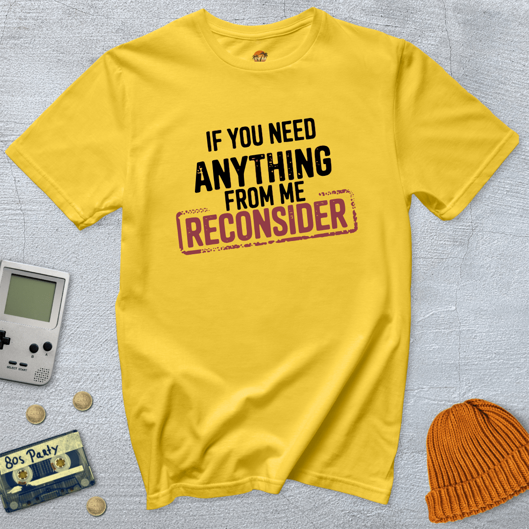 Printify T-Shirt Daisy / S Reconsider - Shirt