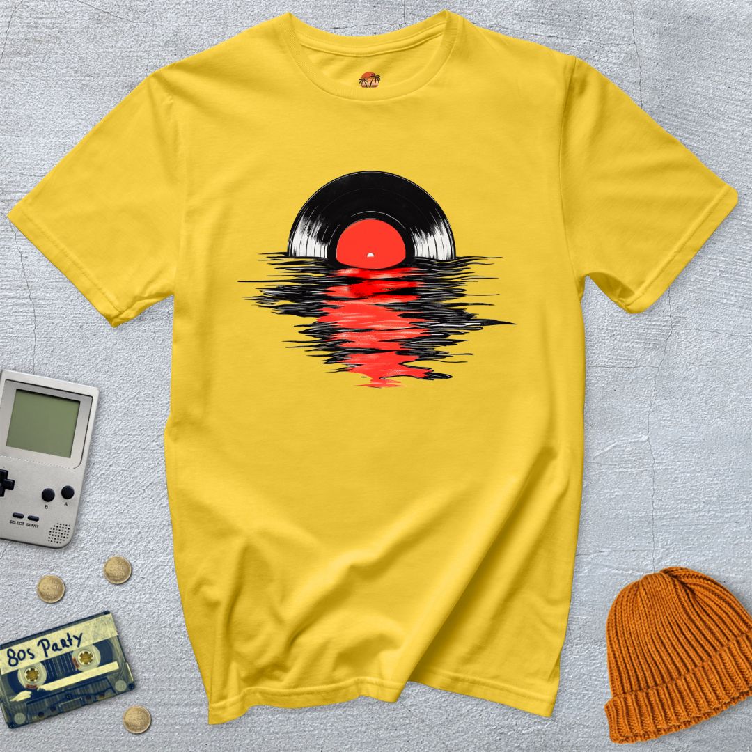 Printify T-Shirt Daisy / S Record Sunset - Shirt