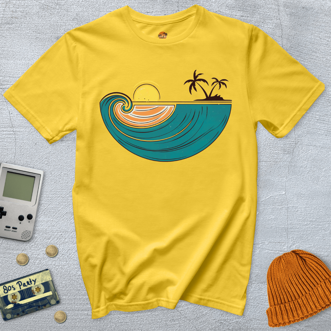 Printify T-Shirt Daisy / S Retro Tropical Bliss - Shirt