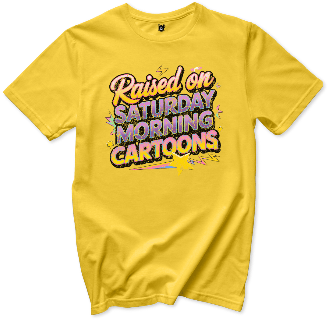 Saturday Morning Cartoons T-Shirt - Throwback Paradise