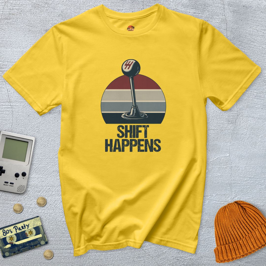 Printify T-Shirt Daisy / S Shift Happens - Shirt