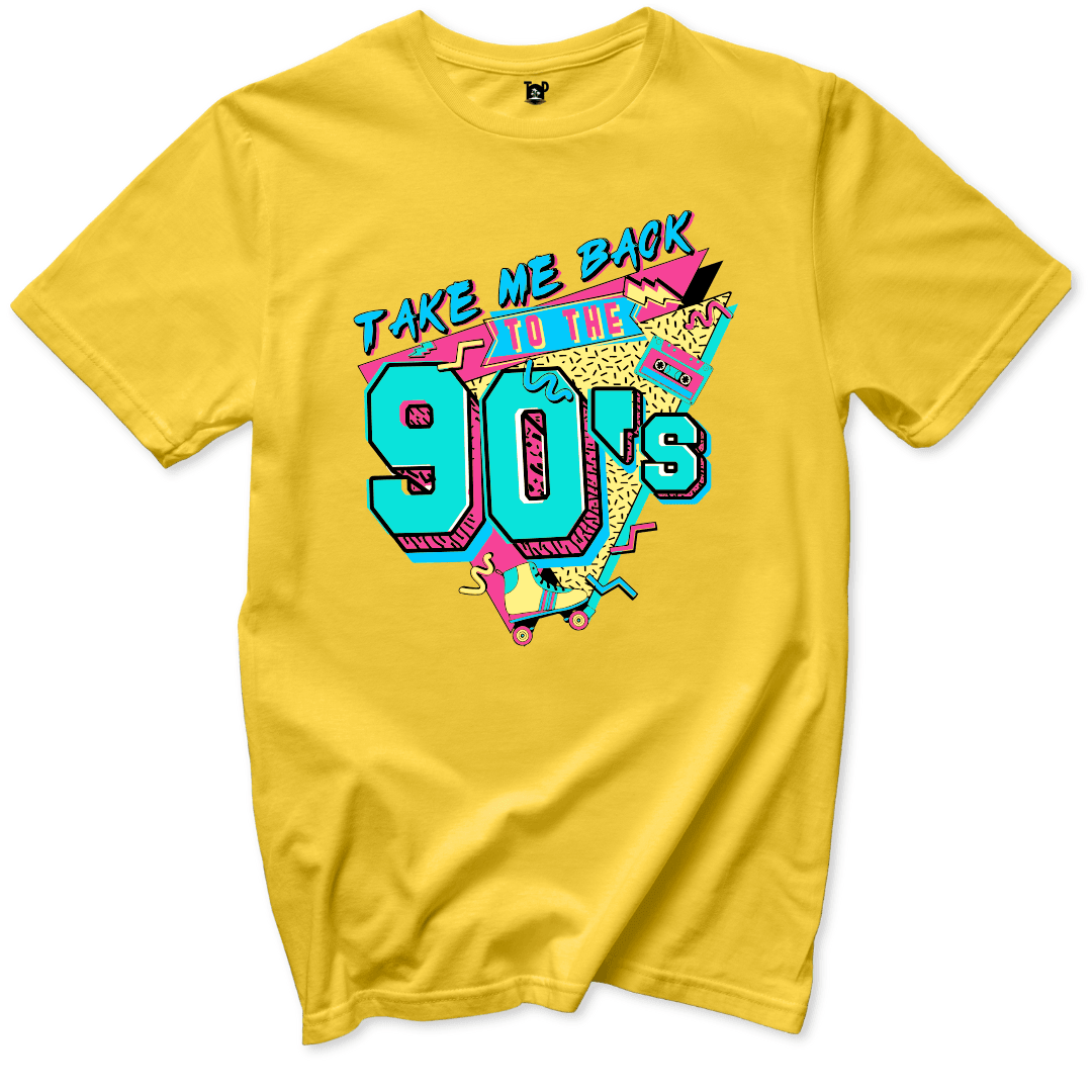 Take Me Back to the 90s T-Shirt - Throwback Paradise