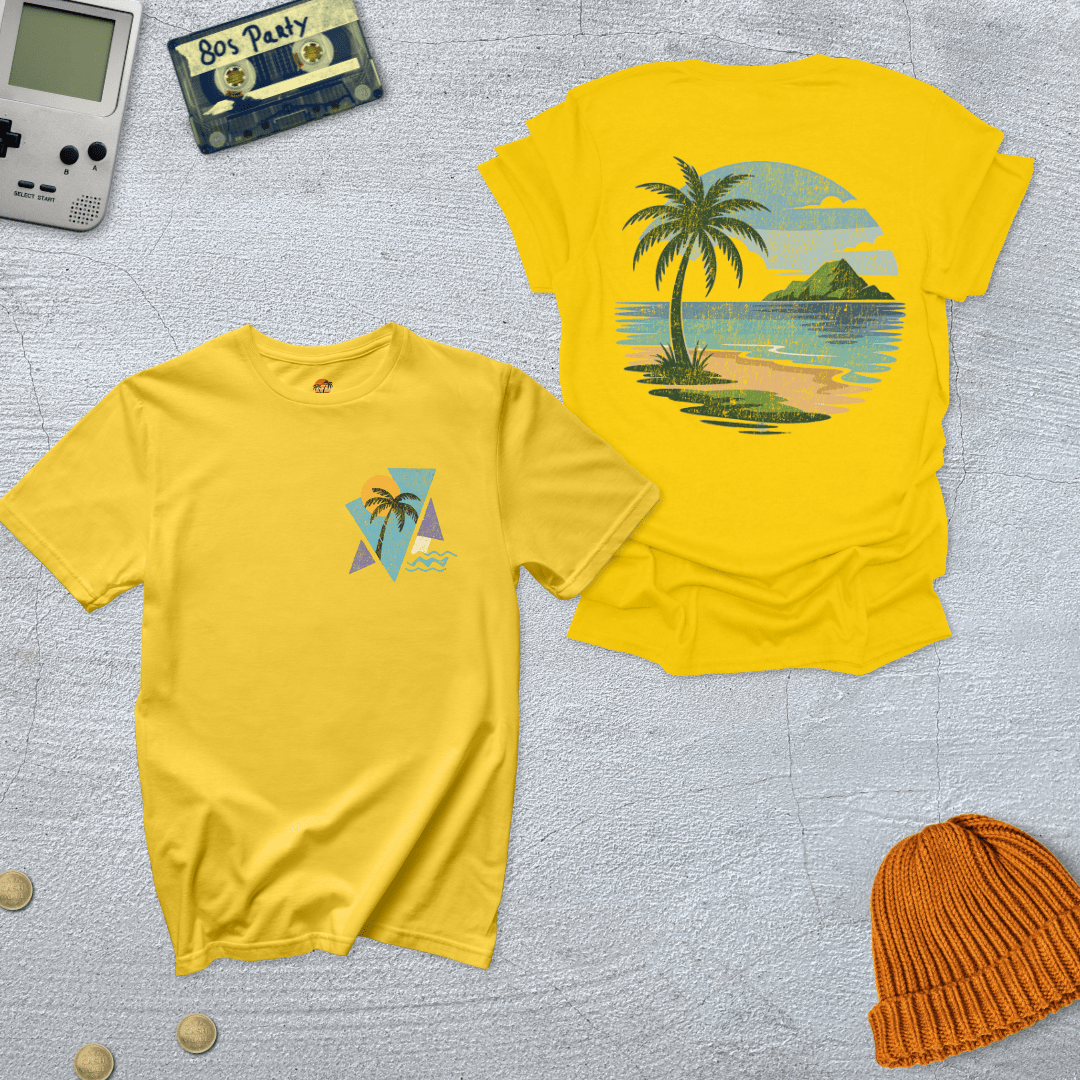 Printify T-Shirt Daisy / S Vintage Beach Vibes - Shirt