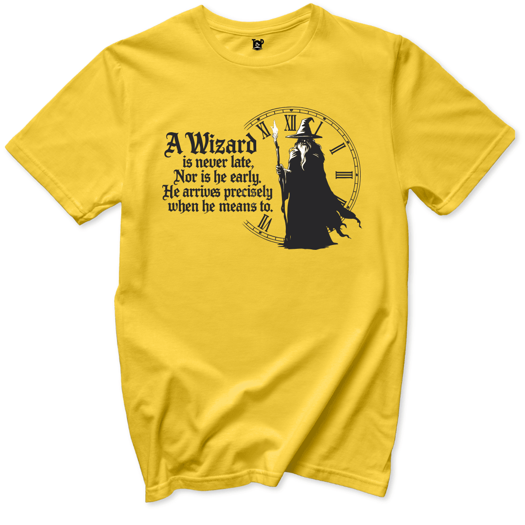Wizard never late T-Shirt - Throwback Paradise
