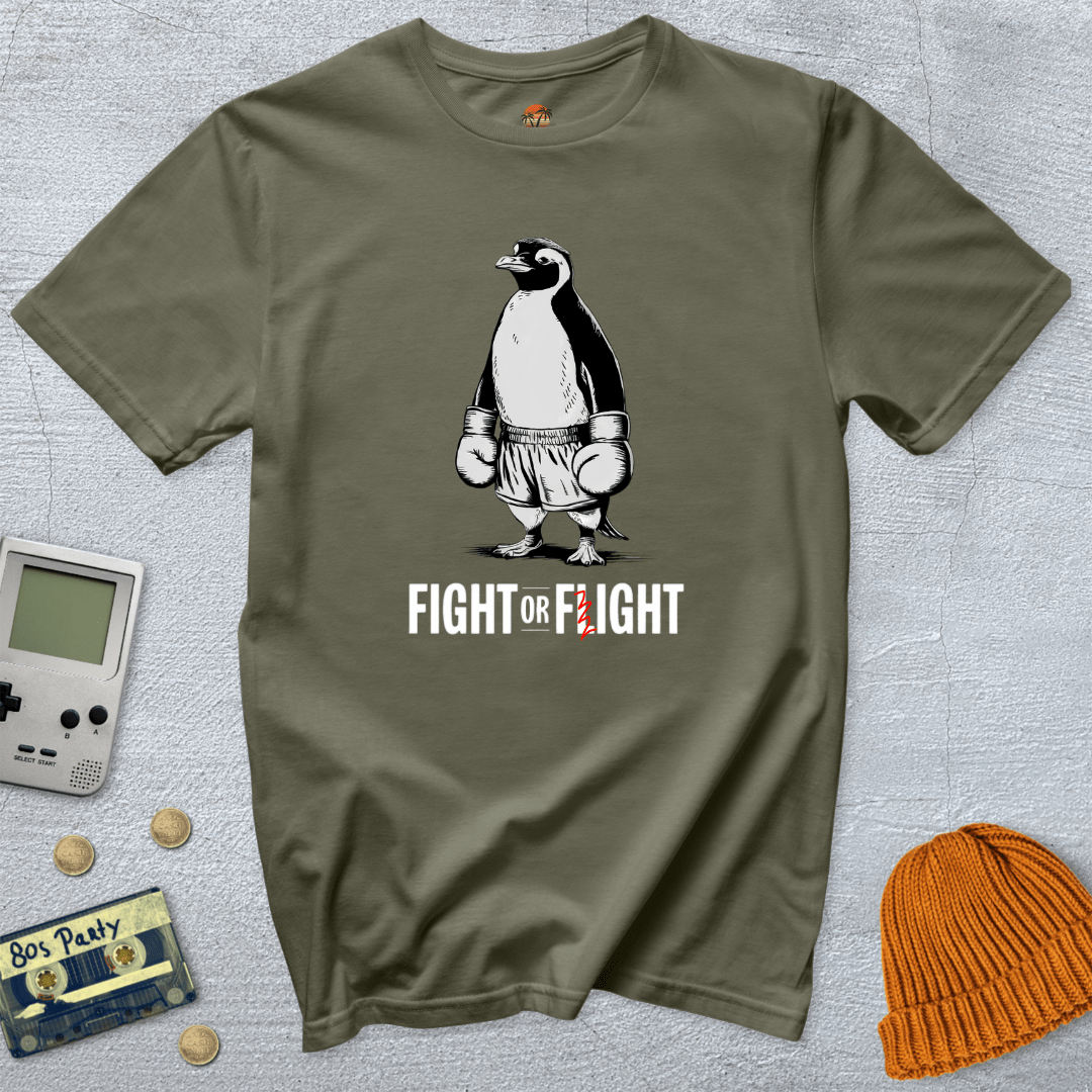 Printify T-Shirt Fight or Flight - Shirt