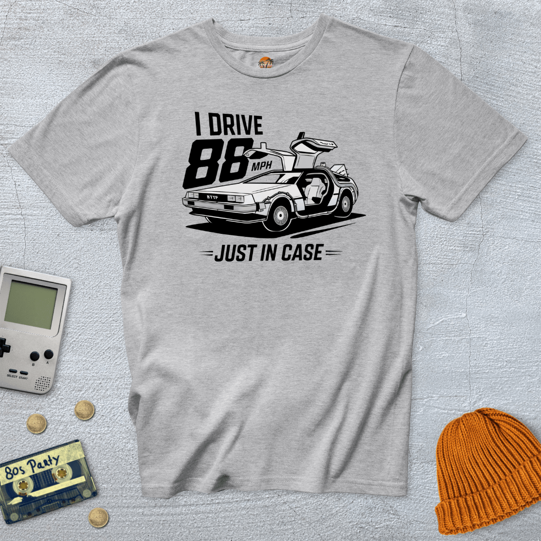 Printify T-Shirt Ice Grey / S 88 MPH - Shirt