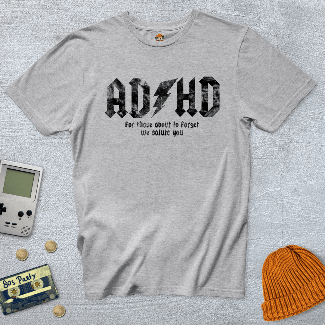 Printify T-Shirt Ice Grey / S ADHD - Shirt