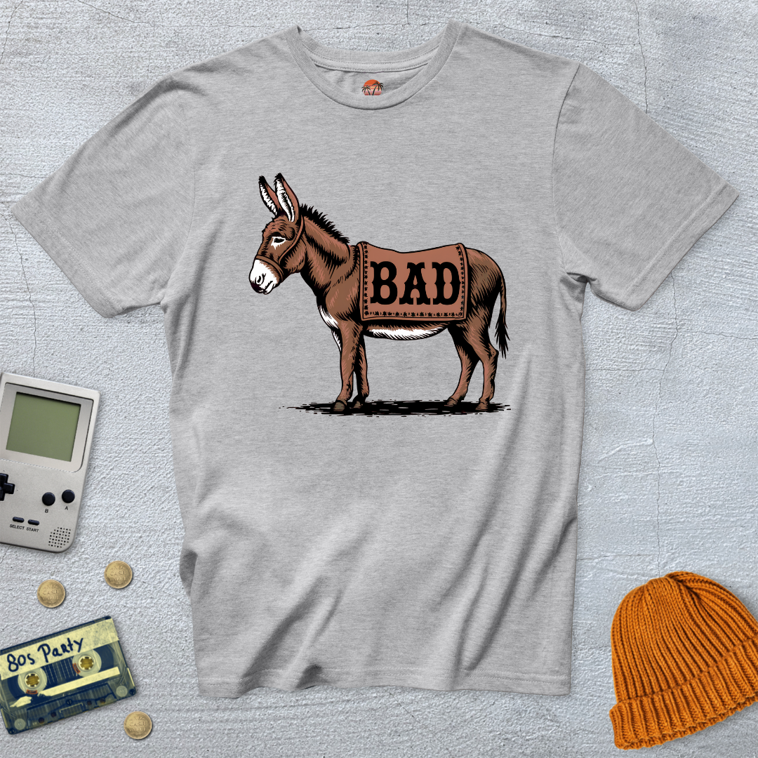 Printify T-Shirt Ice Grey / S Bad Ass - Shirt