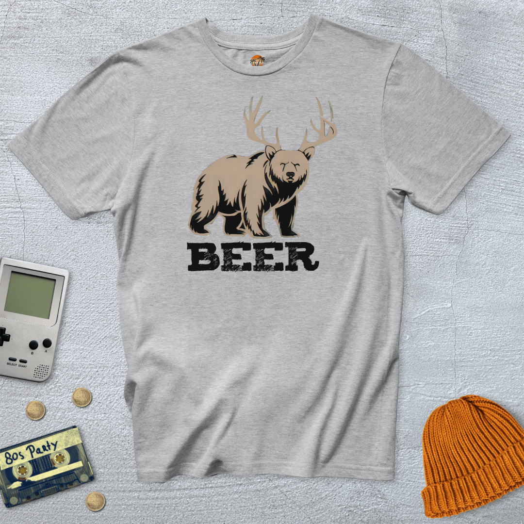 Printify T-Shirt Ice Grey / S Beer - Shirt