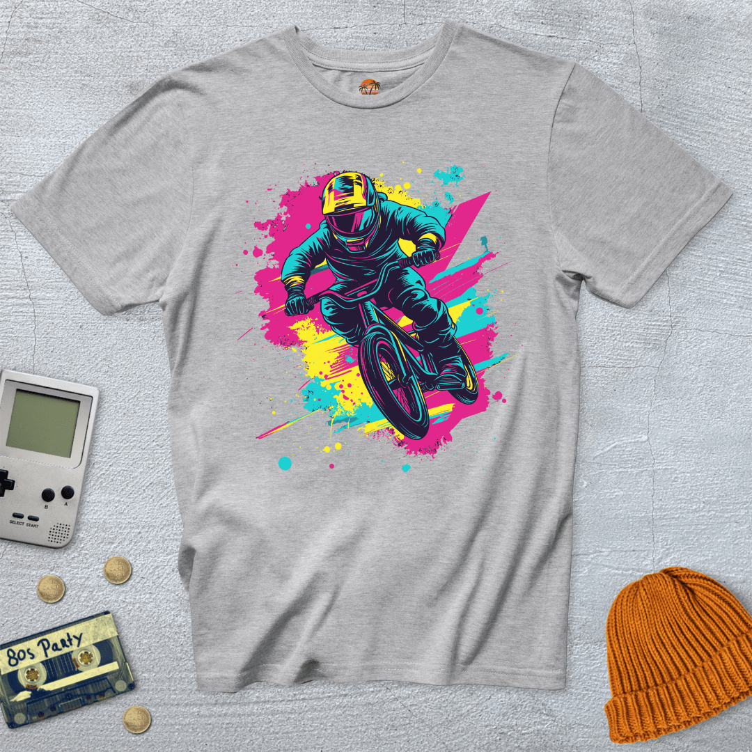 Printify T-Shirt Ice Grey / S BMX Kid - Shirt