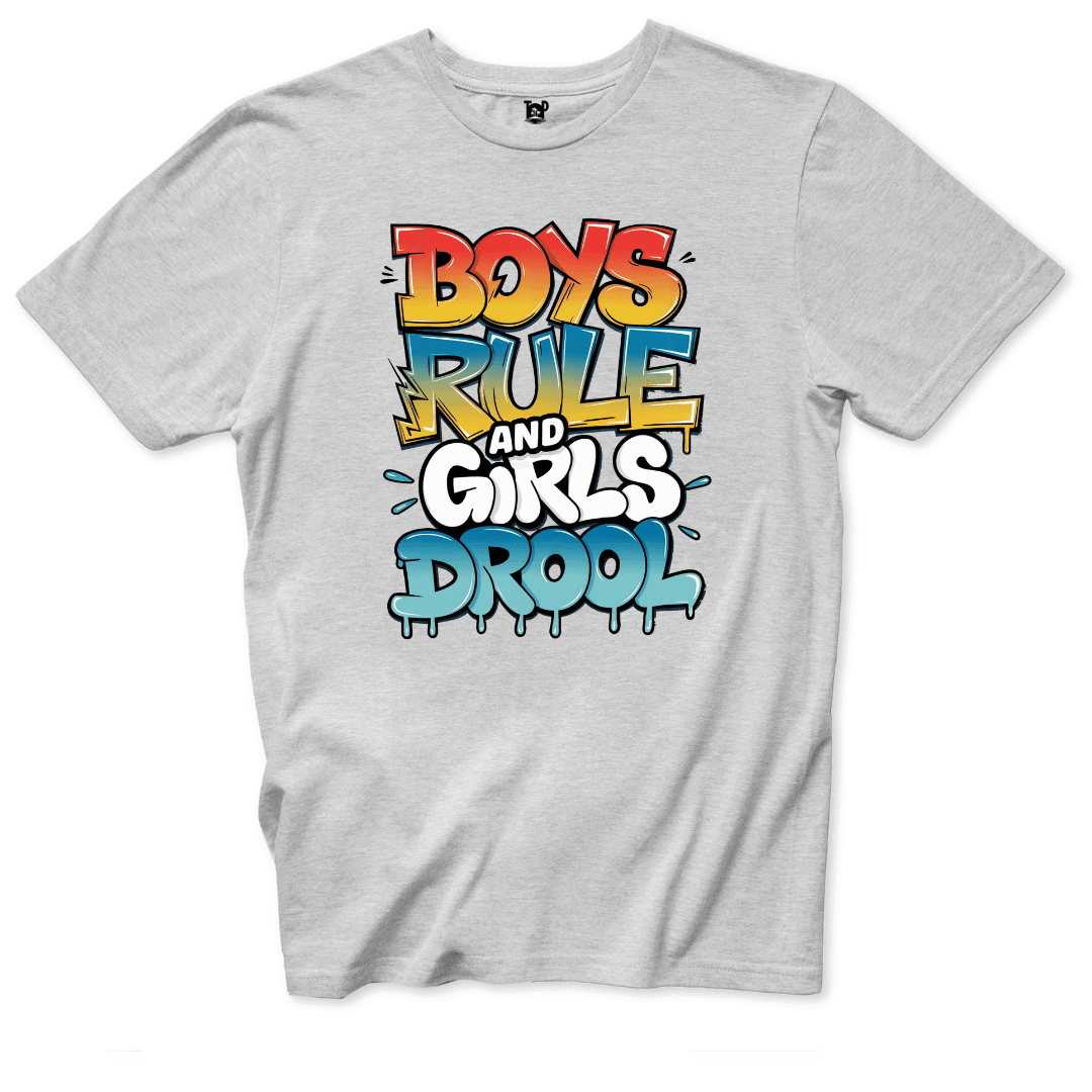 Boys Rule T-Shirt - Throwback Paradise