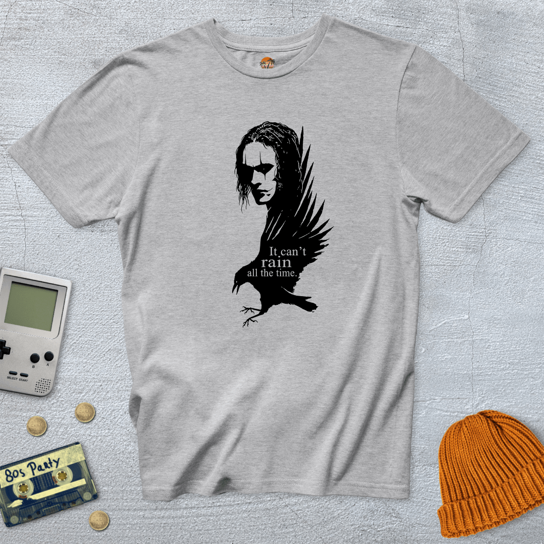 Printify T-Shirt Ice Grey / S Crow - Shirt