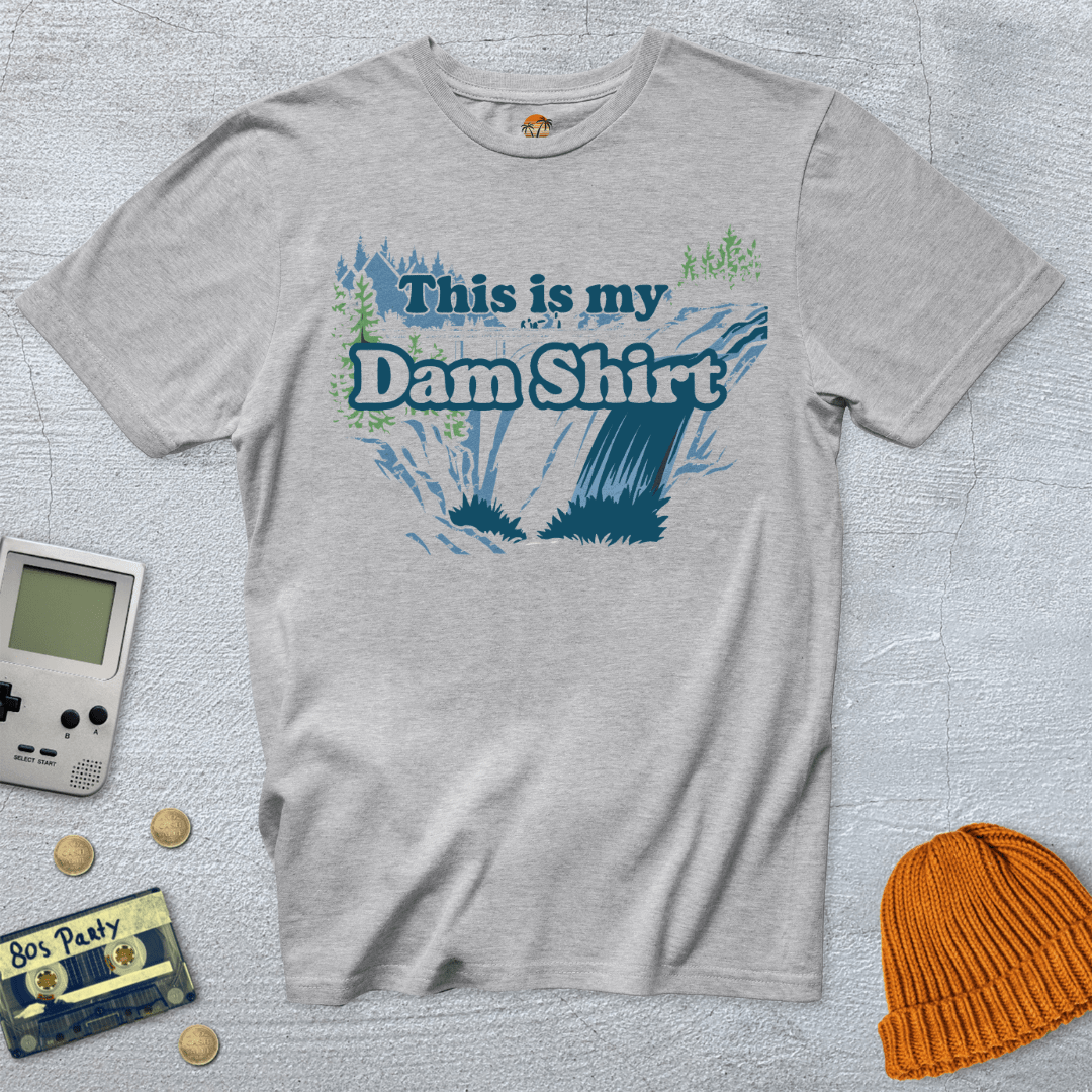 Printify T-Shirt Ice Grey / S Dam Shirt - Shirt
