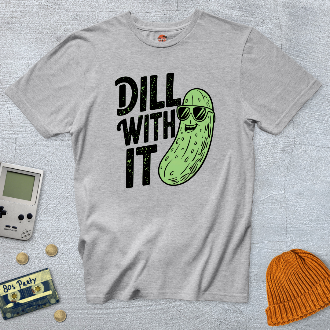 Printify T-Shirt Ice Grey / S Dill With It - Shirt