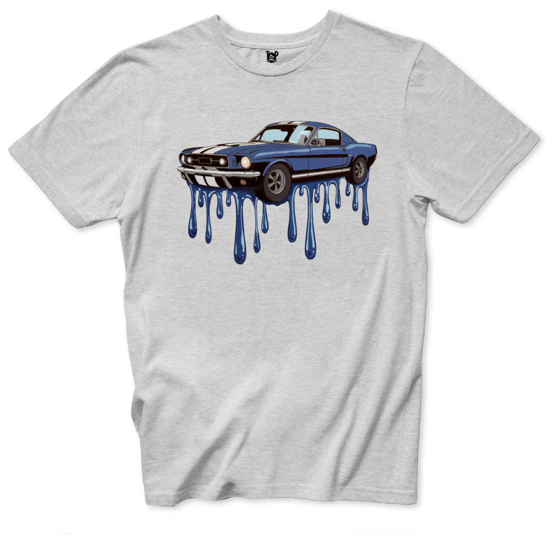 Dripping Muscle Car T-Shirt - Throwback Paradise