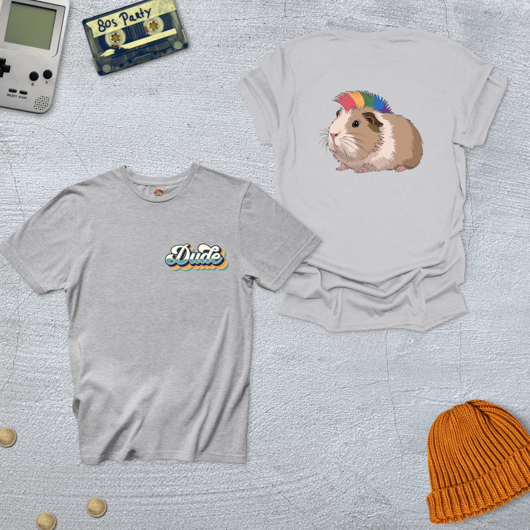 Printify T-Shirt Ice Grey / S Dude - Shirt