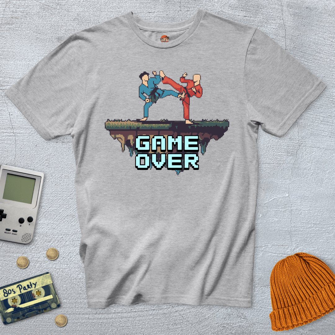 Printify T-Shirt Ice Grey / S Game Over - Shirt