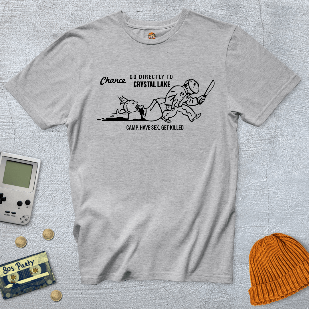 Printify T-Shirt Ice Grey / S Go to Crystal Lake - Shirt
