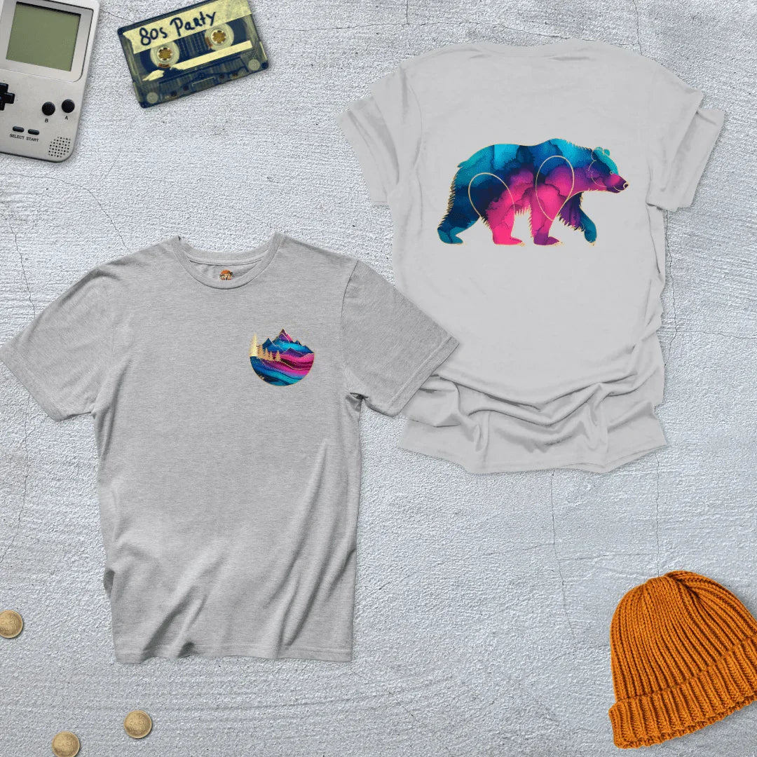 Gradient Grizzly - Shirt - Throwback Paradise