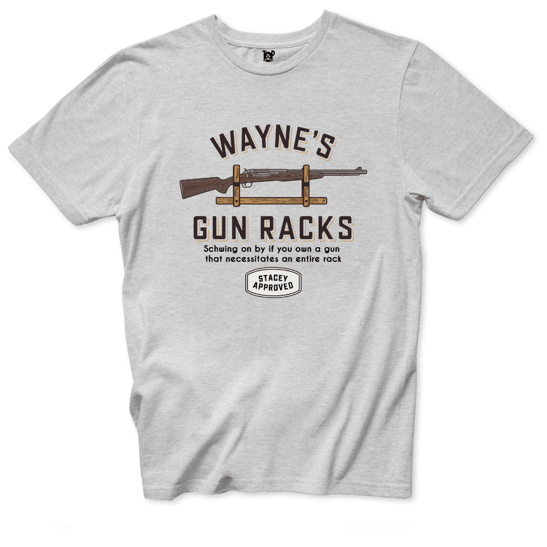 Gun Racks T-Shirt - Throwback Paradise