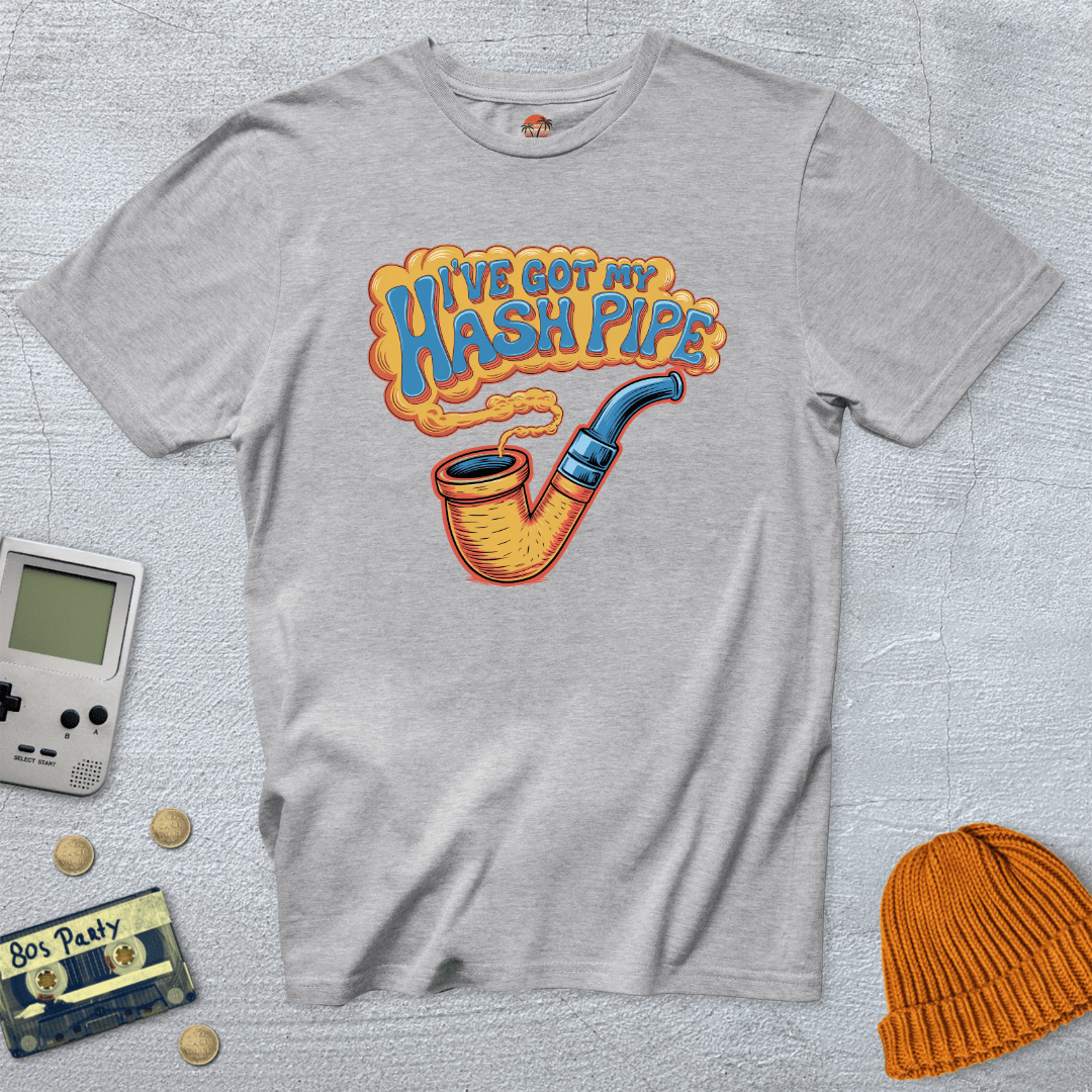 Printify T-Shirt Ice Grey / S Hashpipe - Shirt