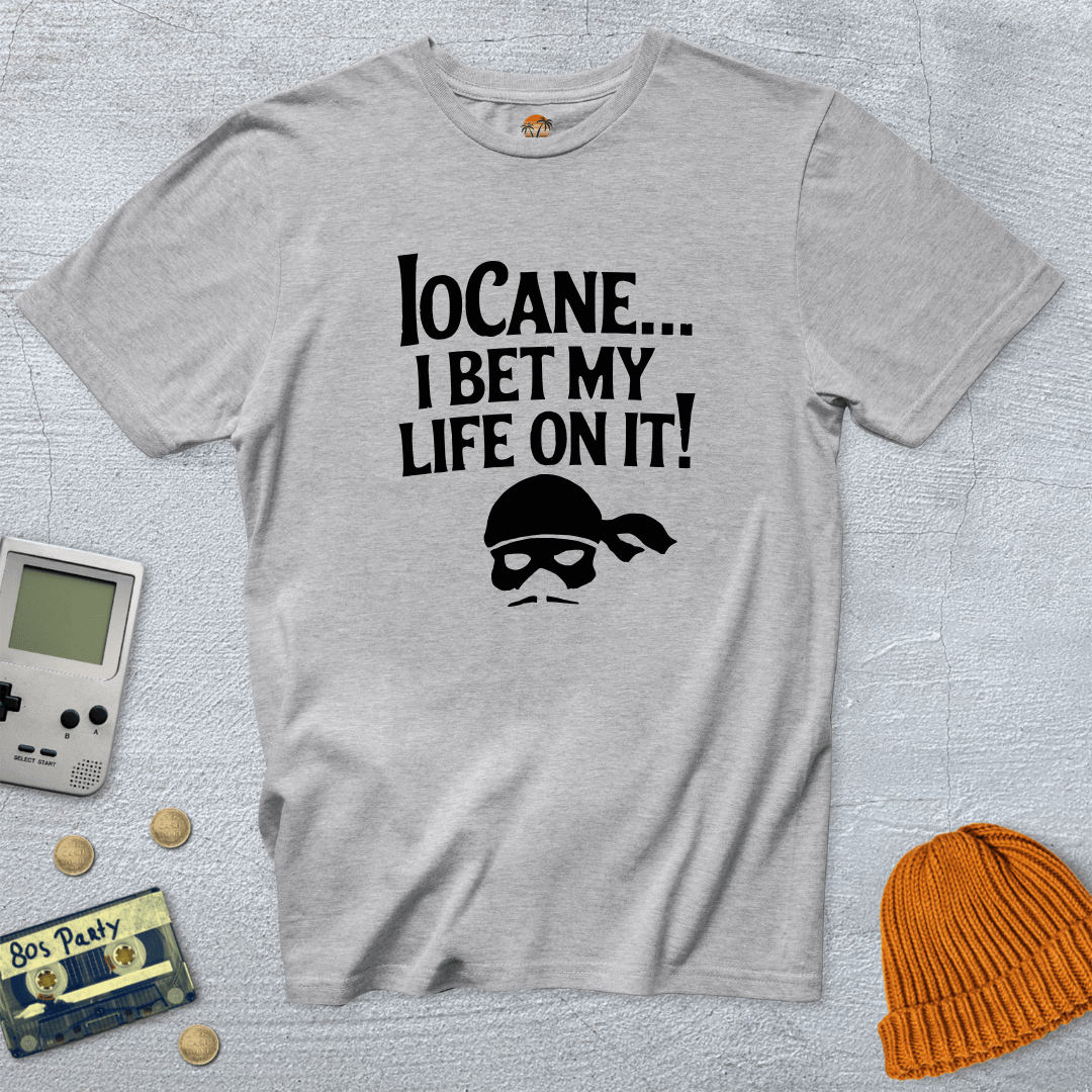 Printify T-Shirt Ice Grey / S Iocane Bet my life - Shirt