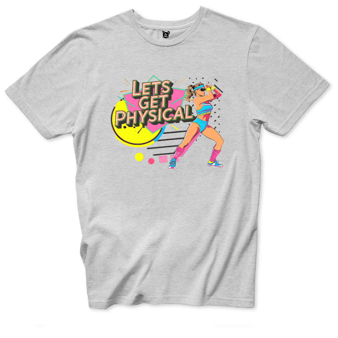 Lets Get Physical 80s T-Shirt - Throwback Paradise
