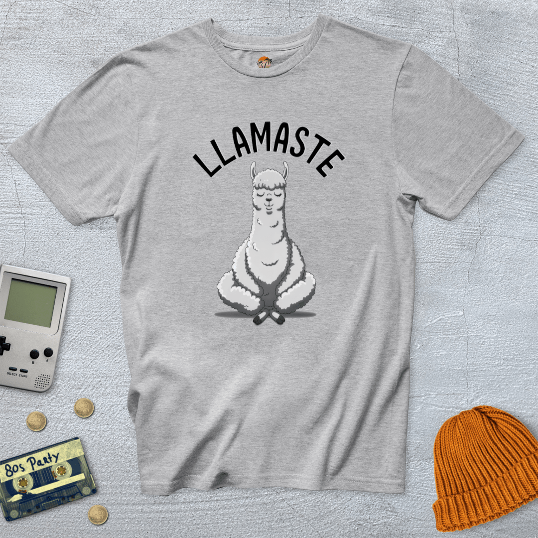 Printify T-Shirt Ice Grey / S Llamaste - Shirt