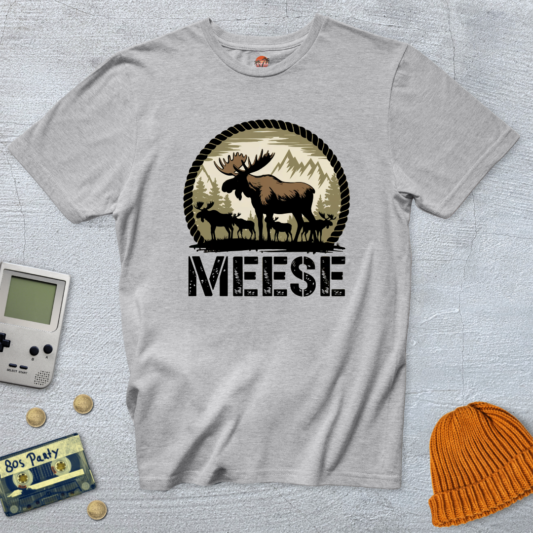 Printify T-Shirt Ice Grey / S Meese - Shirt