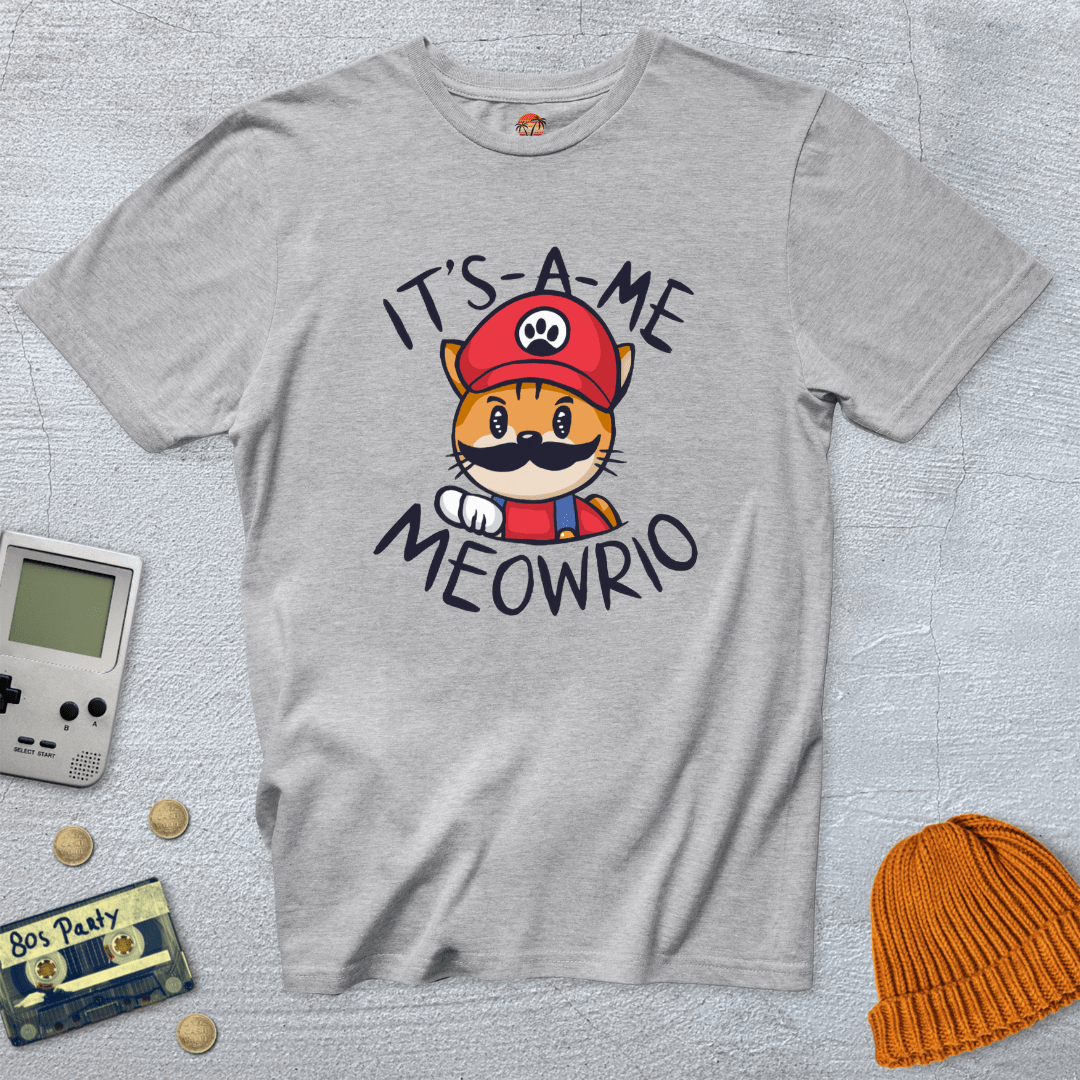 Printify T-Shirt Ice Grey / S Meowrio - Shirt