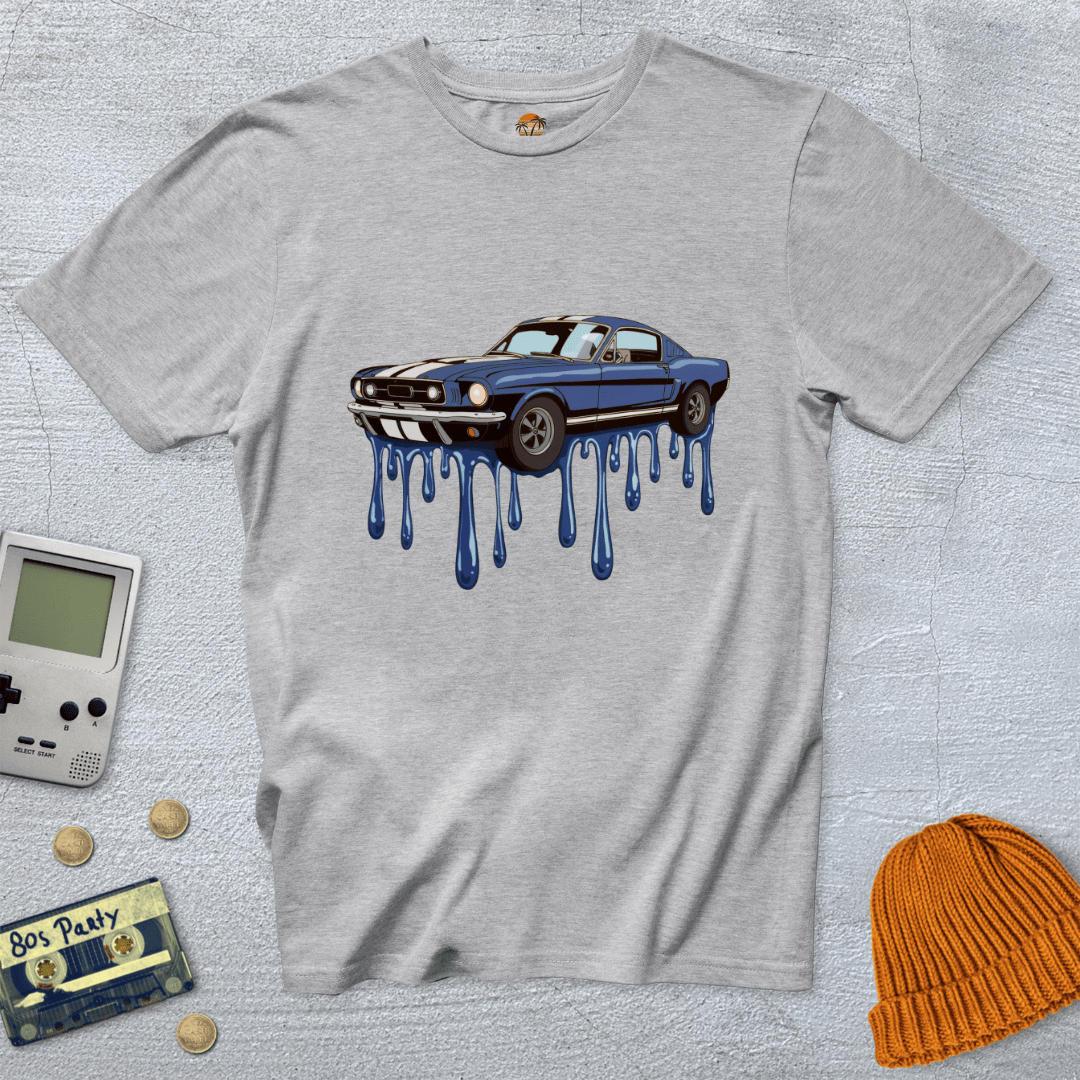 Printify T-Shirt Ice Grey / S Muscle Car - Shirt