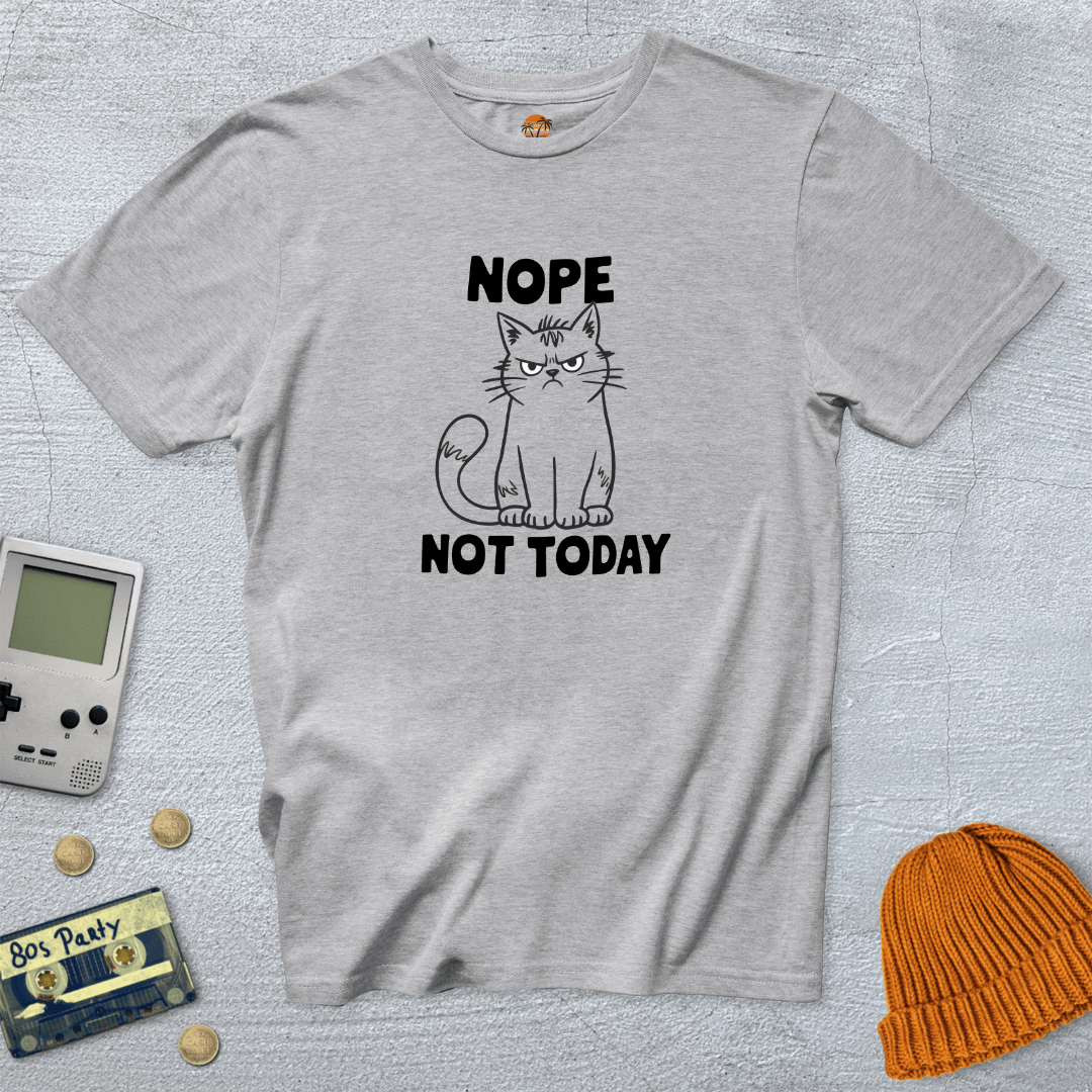 Printify T-Shirt Ice Grey / S Not Today - Shirt