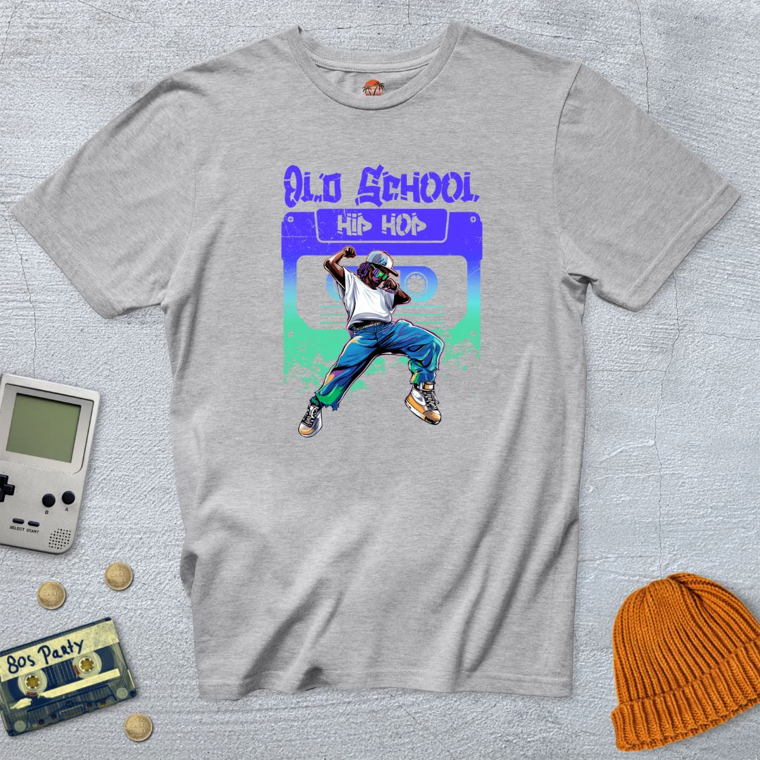 Printify T-Shirt Ice Grey / S Old School Hip Hop - Shirt