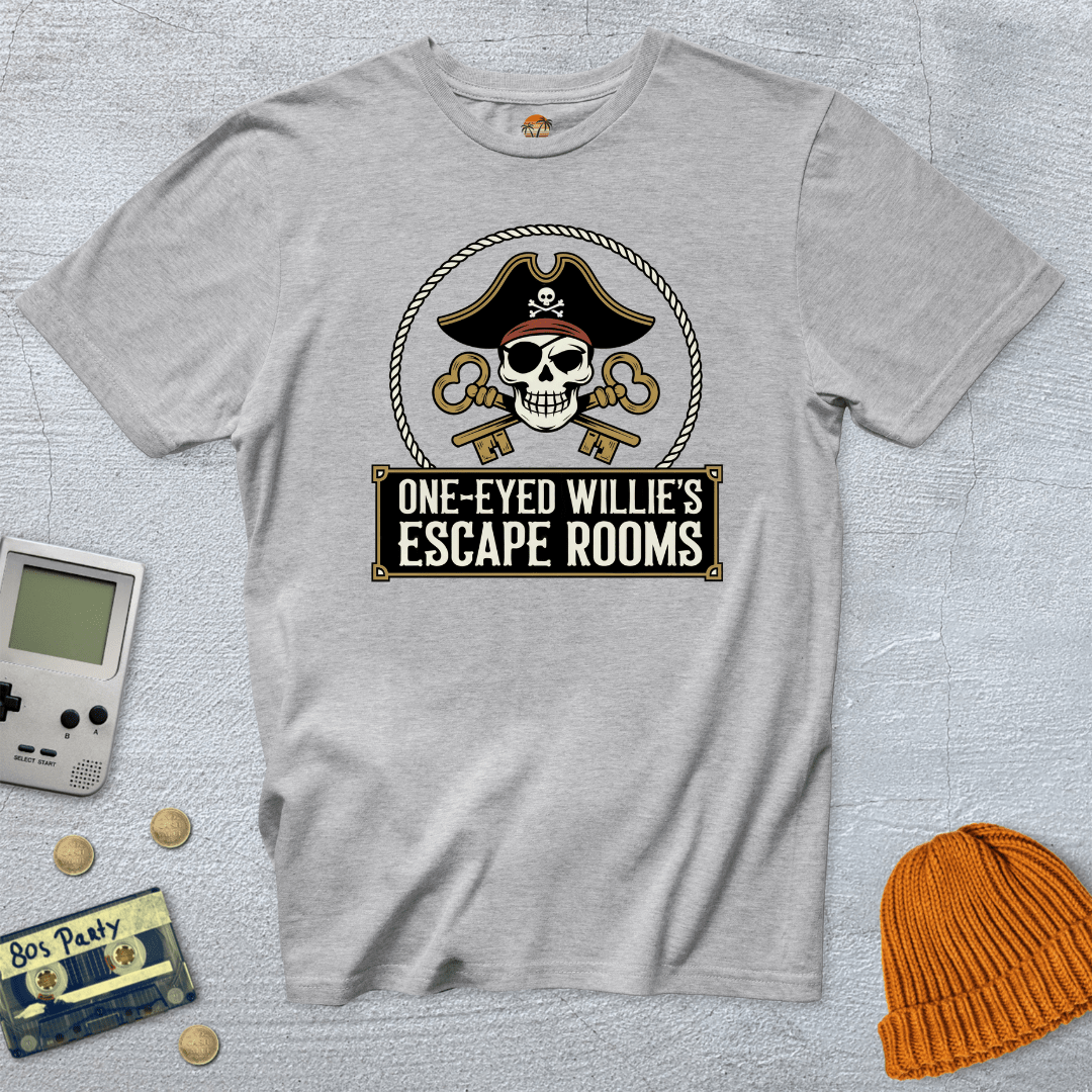 Printify T-Shirt Ice Grey / S One-Eyed Willie - Shirt