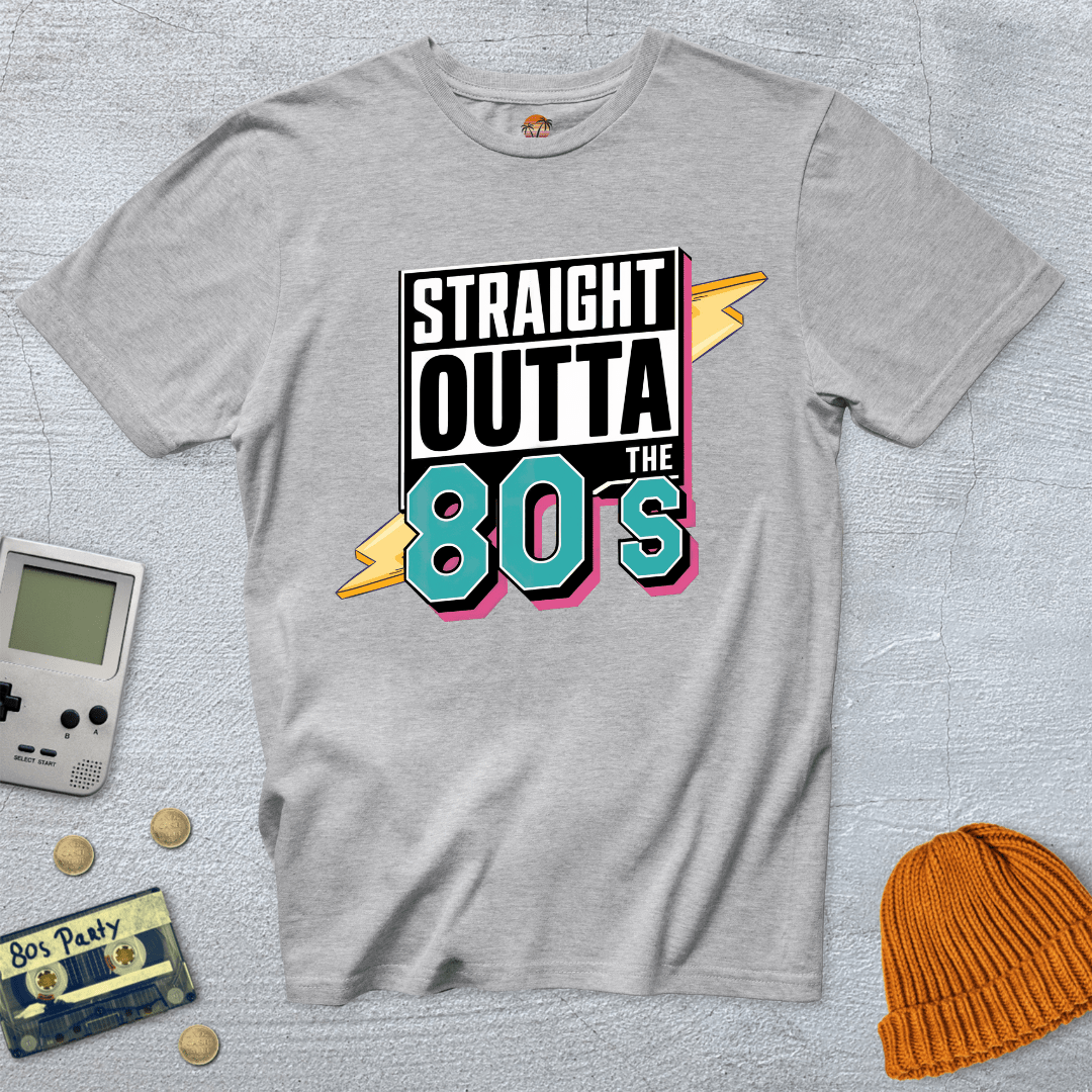 Printify T-Shirt Ice Grey / S Outta the 80s - Shirt