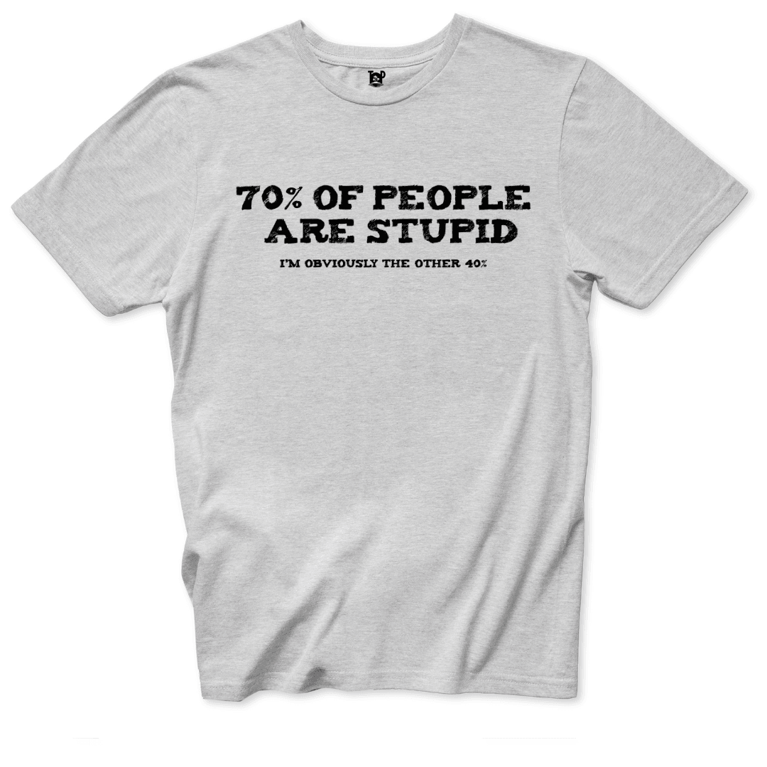 People are stupid T-Shirt - Throwback Paradise