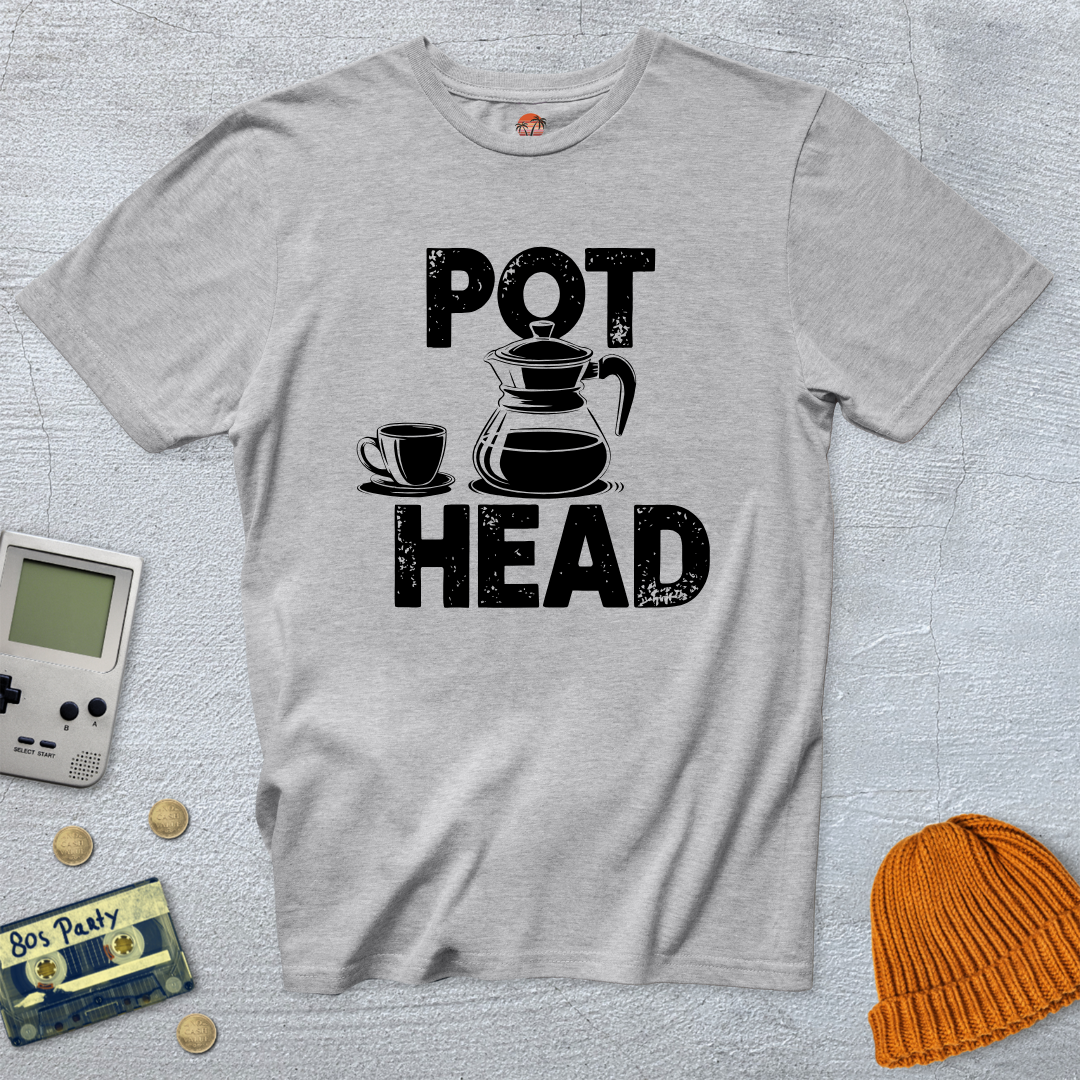 Printify T-Shirt Ice Grey / S Pot Head - Shirt