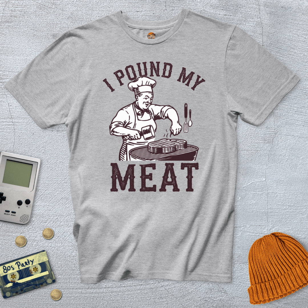 Printify T-Shirt Ice Grey / S Pound Meat - Shirt